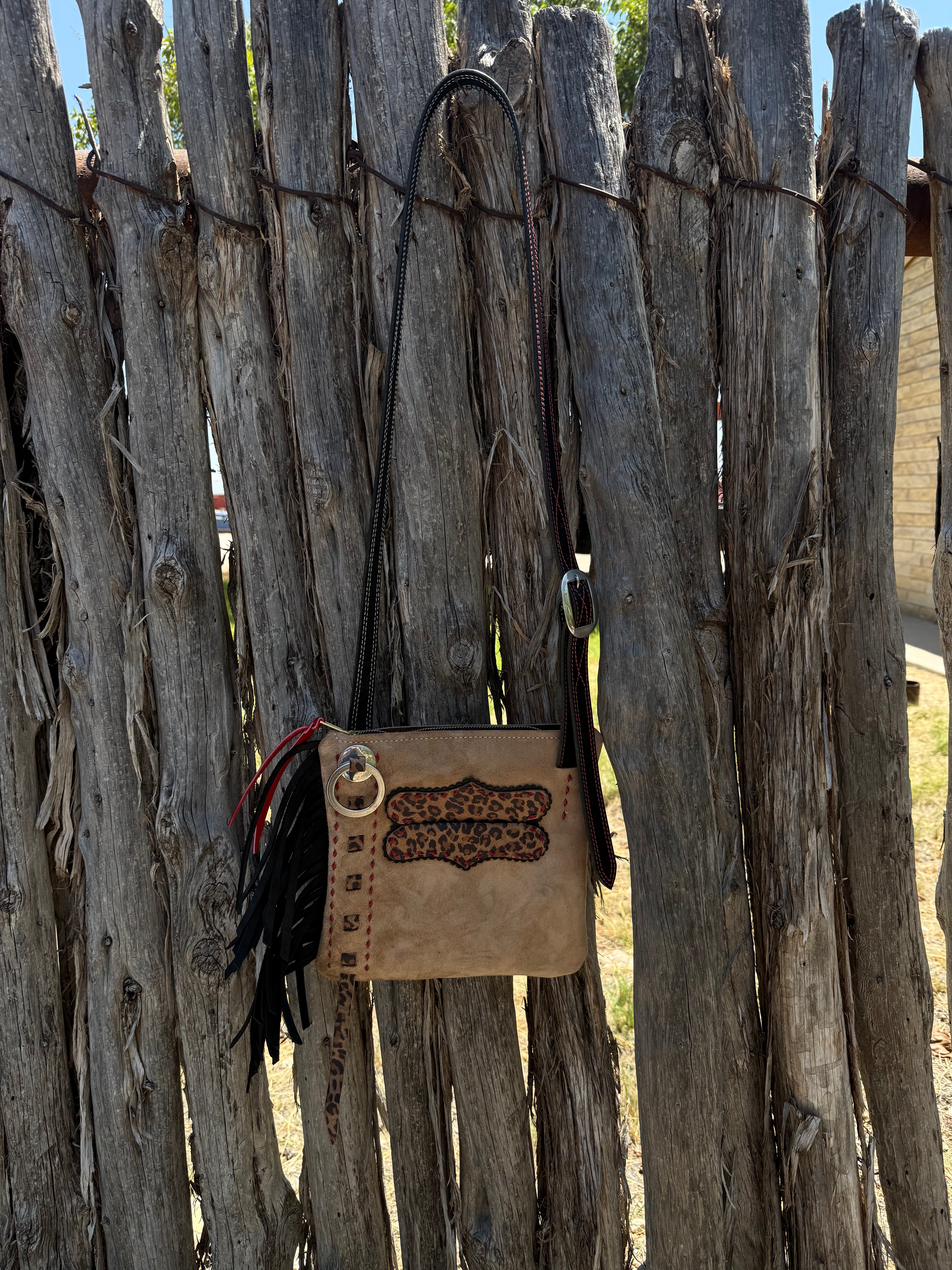 Cheetah Chap Purse