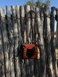 Rust & Black Chap Purse